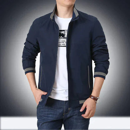 Herren Steppjacke Wasserabweisend Zip Up - IdealeKleiden