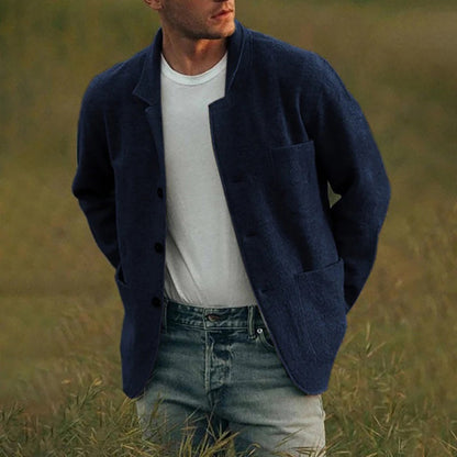 Men's Cardigan Warm Wool Autumn