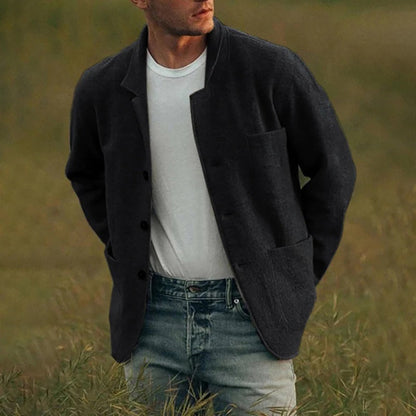 Men's Cardigan Warm Wool Autumn