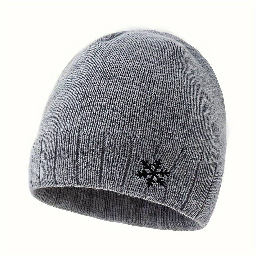 Men's Knitted Hat Warm Fleece Winter