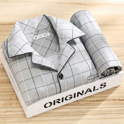 Men's Long-Sleeve Comfortable Pajamas