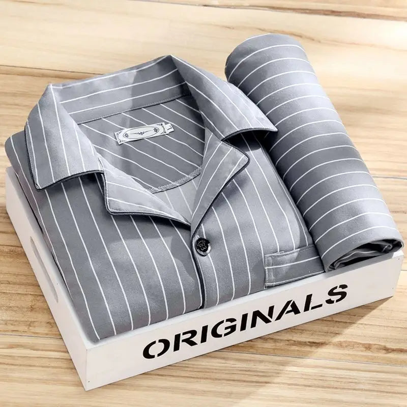 Men's Long-Sleeve Comfortable Pajamas