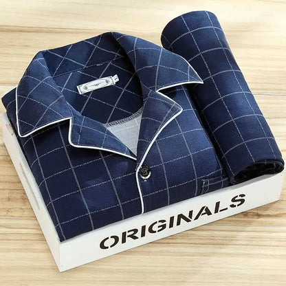 Men's Long-Sleeve Comfortable Pajamas