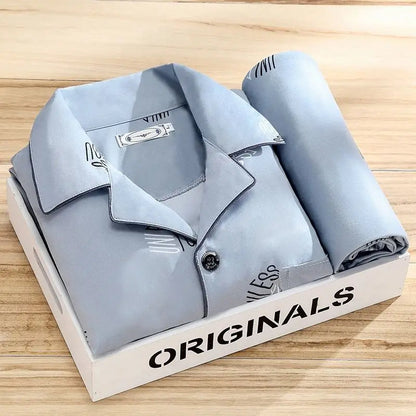 Men's Long-Sleeve Comfortable Pajamas