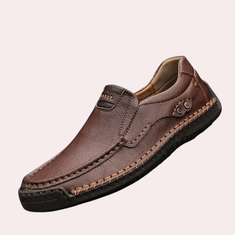 Men's Leather Loafers Comfortable Casual