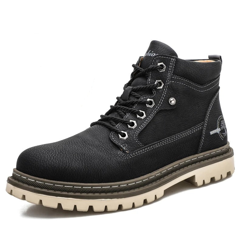 Men's Boots Non-slip Lace-up