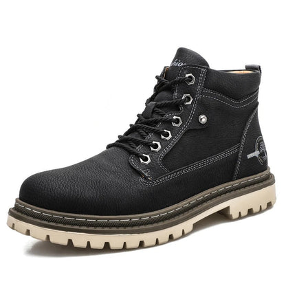 Men's Boots Non-slip Lace-up
