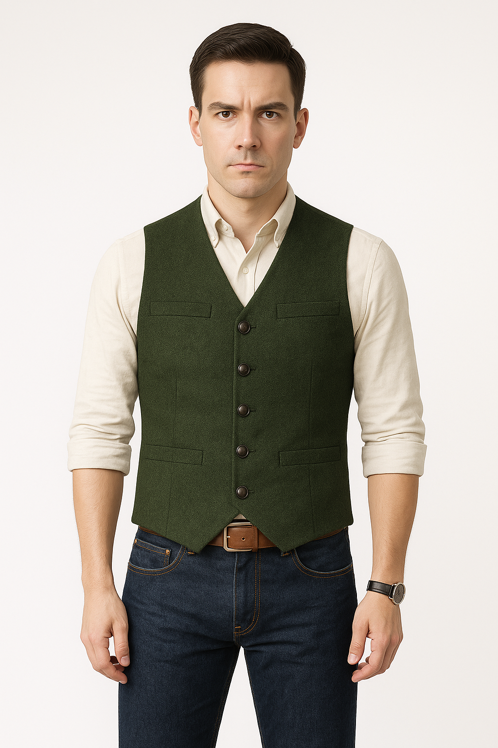 Men's Blazer Vest Elegant Sleeveless