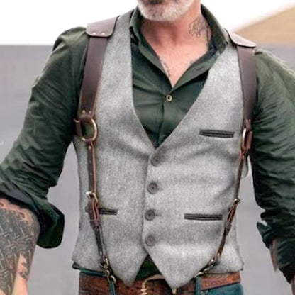 Men's Suit Vest Elegant Vintage Look