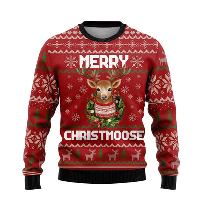 Christmas Jumper Deer Design Warm & Cozy