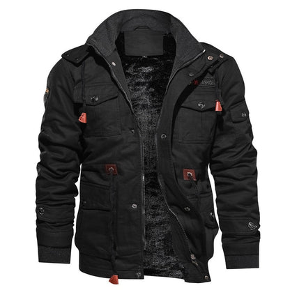 Military Leather Vintage Jacket