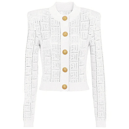 Damenschaljacke Rundhals Elegant