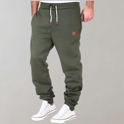 Comfortable Cotton Blend Drawstring Sweatpants