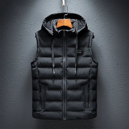 Praktisches Kleid | Steppjacke Normale Passform Stehkragen mit Kapuze - IdealeKleiden