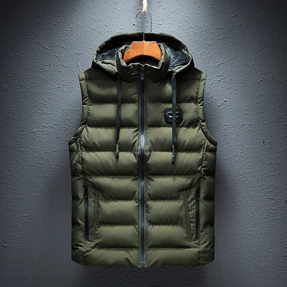 Practical Dress | Quilted jacket Regular fit Stand-up collar with hood