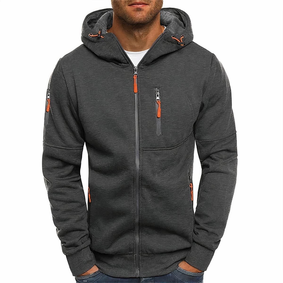 Men's Classic Hoodie Hooded Long Sleeve