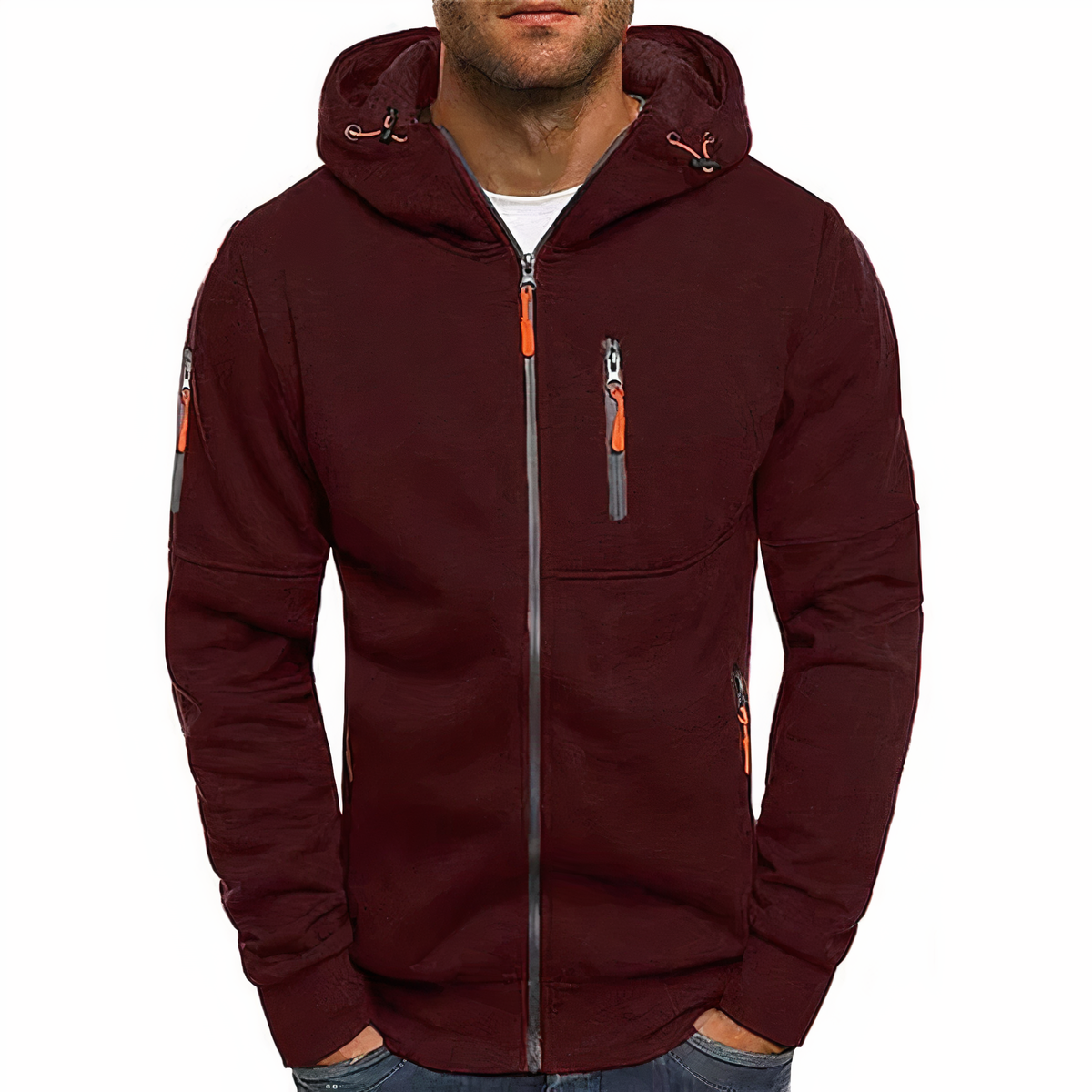 Men's Classic Hoodie Hooded Long Sleeve