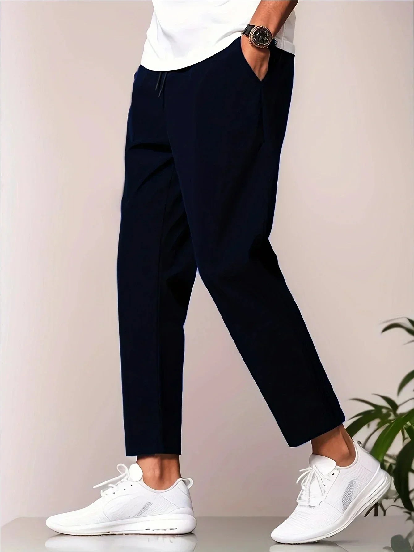 Men's Quick-Dry Drawstring Leisure Trousers