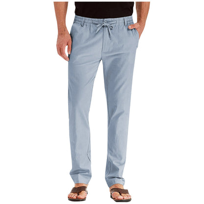 Men's Pants Straight Leg Elastic