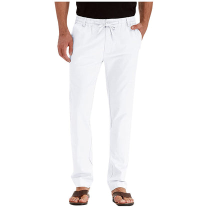 Men's Pants Straight Leg Elastic