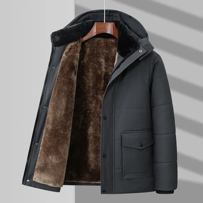 Women's warmly lined puffer jacket