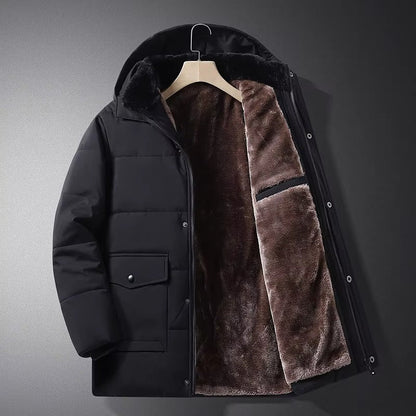 Women's warmly lined puffer jacket