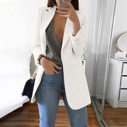 Fashionable Streetwear Blazer Elegant Slim
