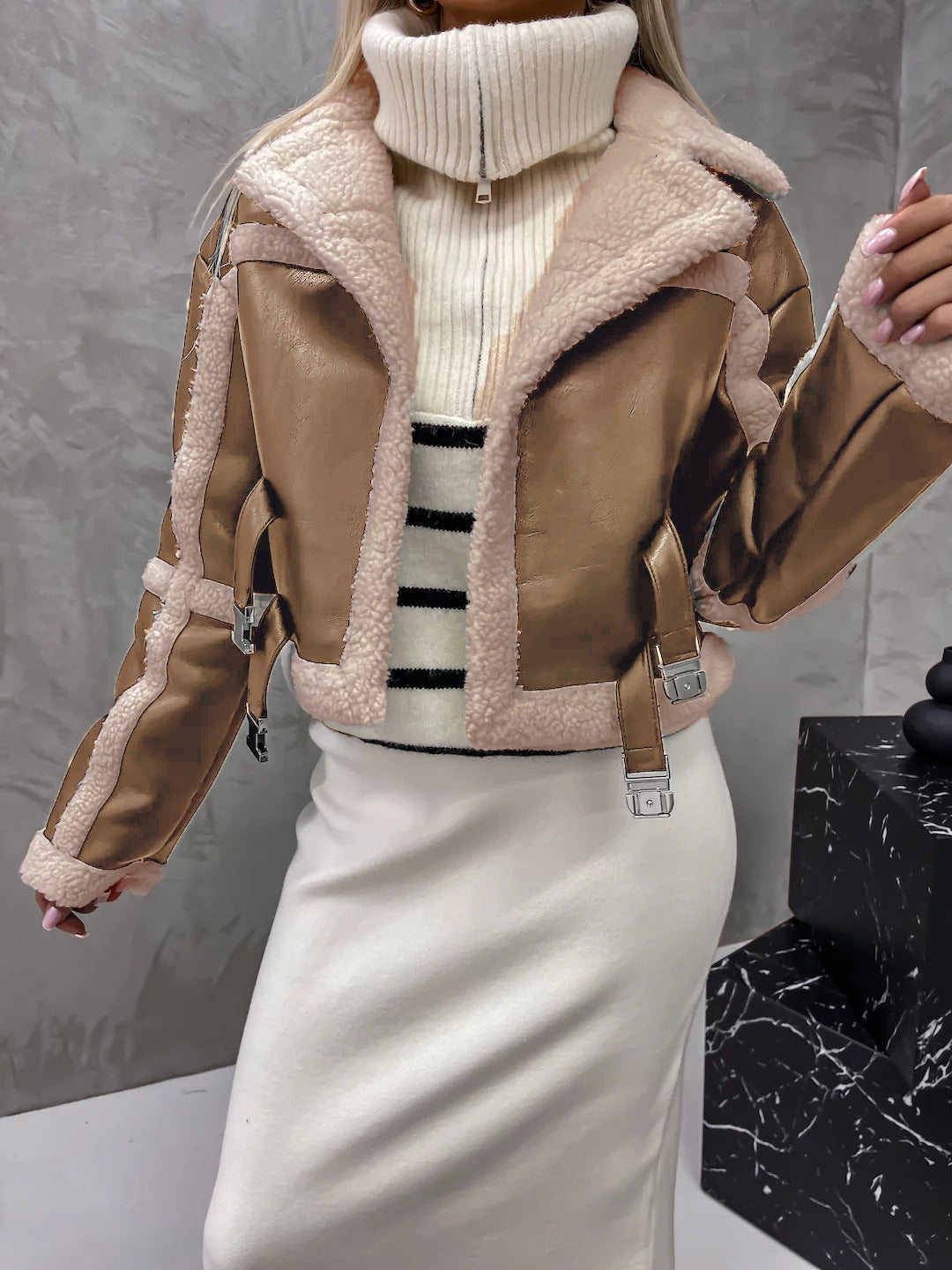 Women's Luxury Long Fur Coat