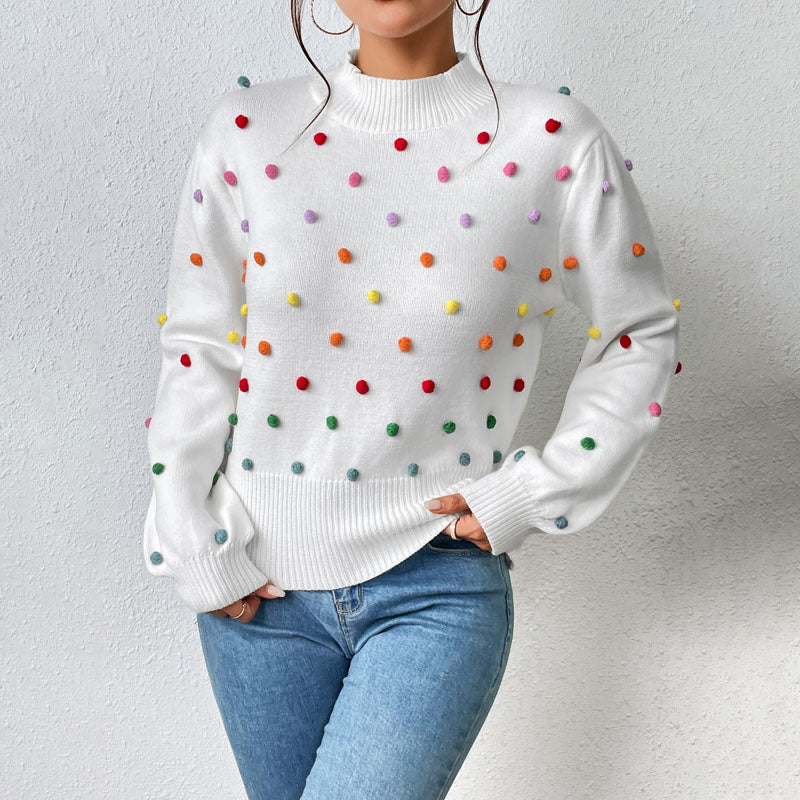 Comfortable Oversized Knitted Sweater for Women