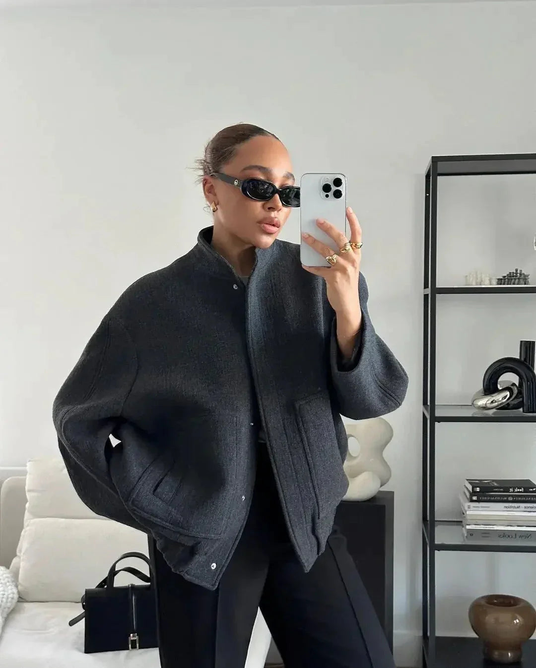 Stylish Women's Jacket Tweet Design