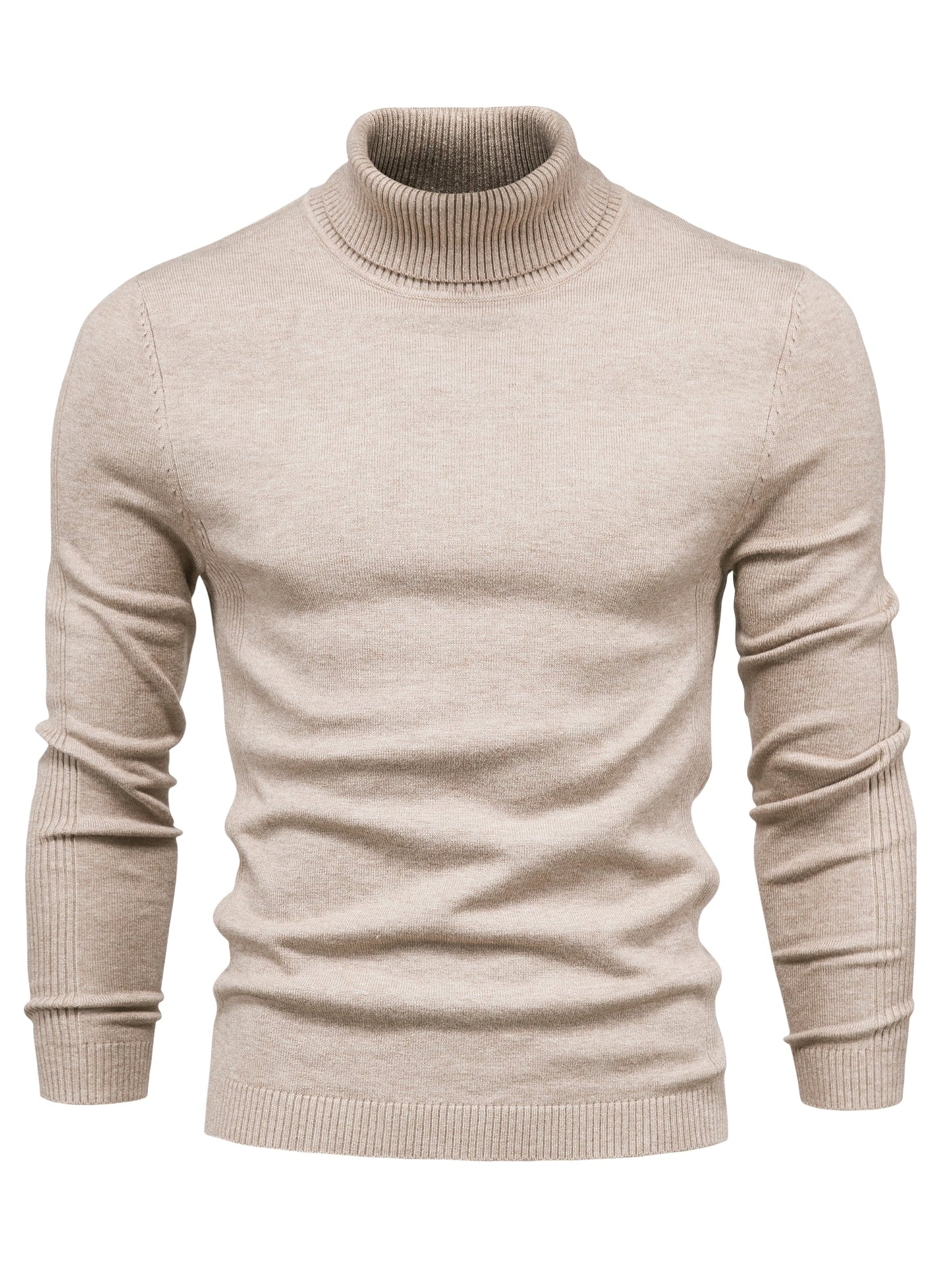 Herren Rollkragenpullover Merinowolle Modern Warm - IdealeKleiden