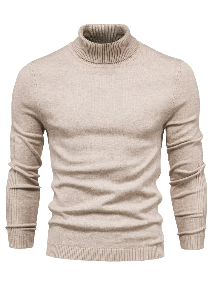 Herren Rollkragenpullover Merinowolle Modern Warm - IdealeKleiden