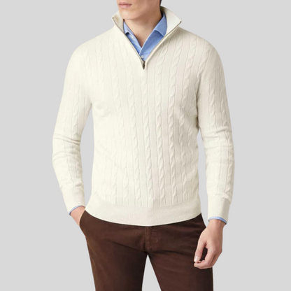 Men's High-Quality Zipper Sweater
