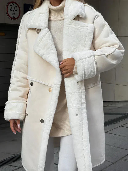 Warm Lady's Mantle Windproof Teddy Look