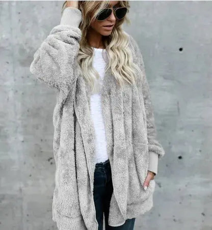 Cozy Fleece Jacket Warm Teddy Style