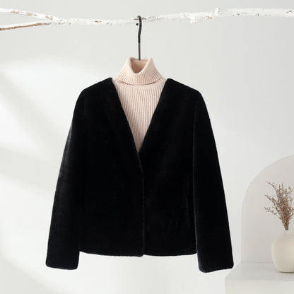Women's Luxury Velvet Coat Charm