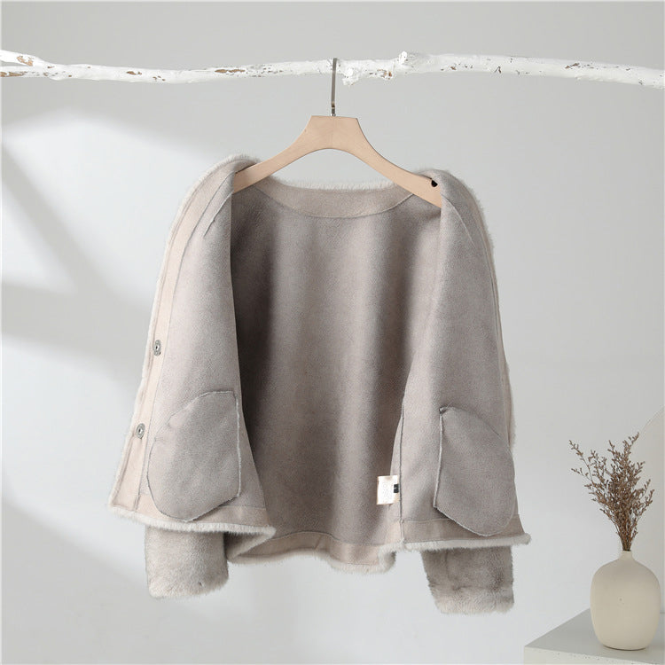 Luxus Mantel Damen Velluto Charme - IdealeKleiden