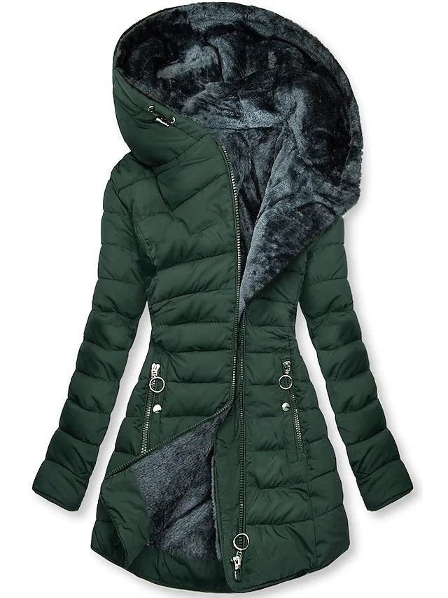 Warme Fleecejacke Damen Soft Gesteppt