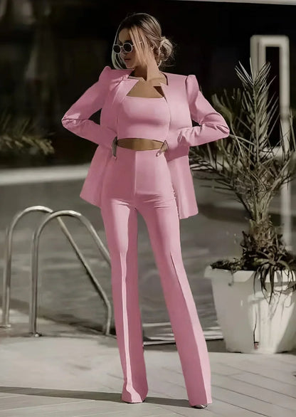 Elegant 3-Piece Women's Suit Set