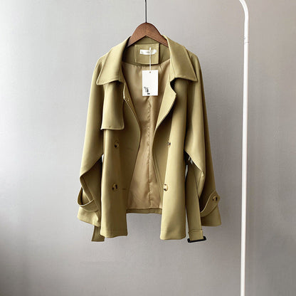 Fashionable Trench Coat Lightweight Breathable Relaxed Fit
