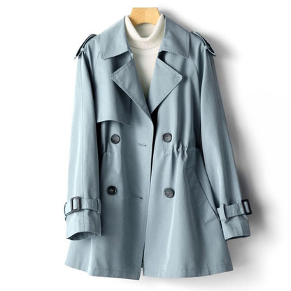 Stylish Ladies' Trench Coat Lapel
