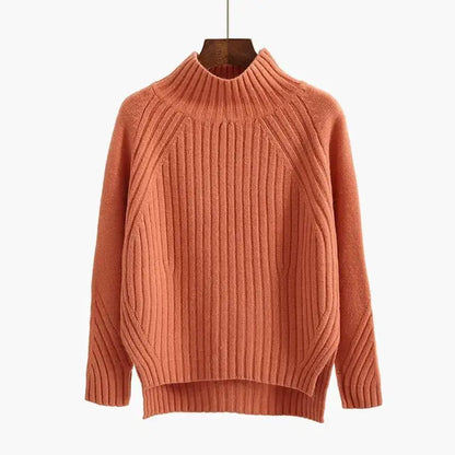 Soft Ribbed Turtleneck Sweater