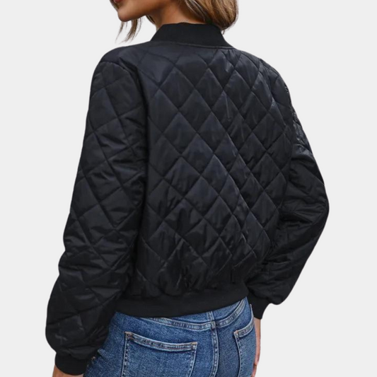 Damen Winterjacke Klassisch Stylish Bomber - IdealeKleiden