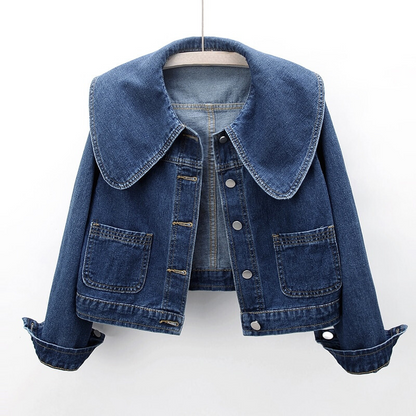 Stylish Women's Short Fashionable Denim Jacket