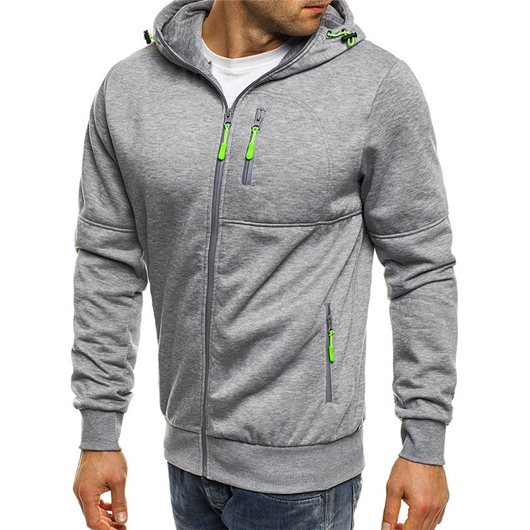 Lässiger Herren Hoodie Reißverschluss Modell