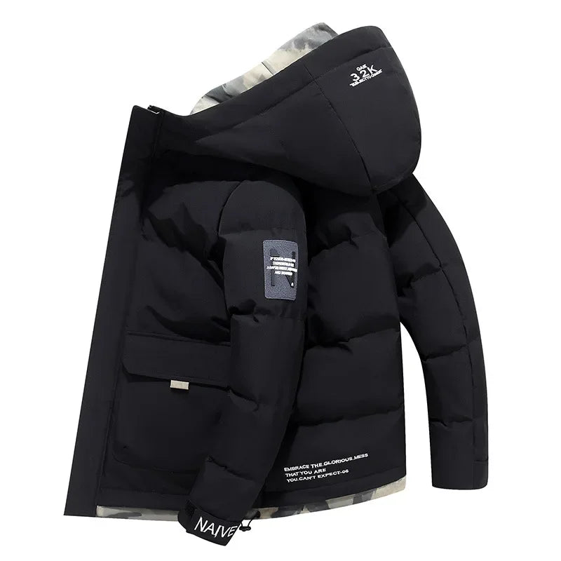 Women's Padded Winter Jacket with Hood