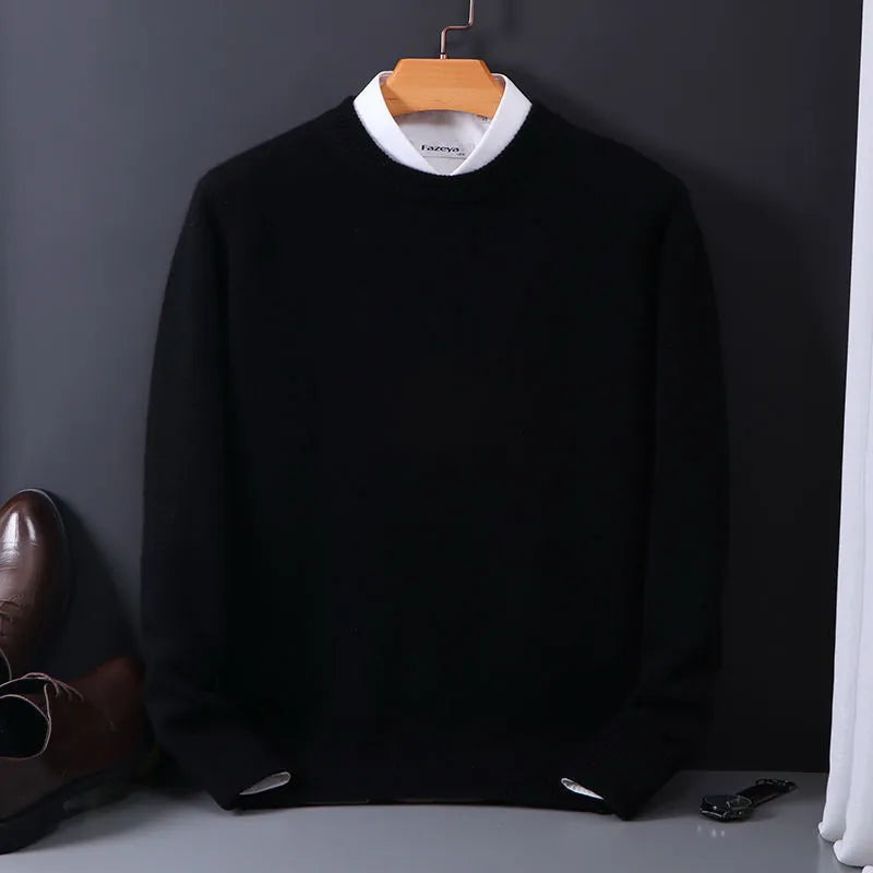 Men's Sweater Warm Comfortable Long-Sleeve