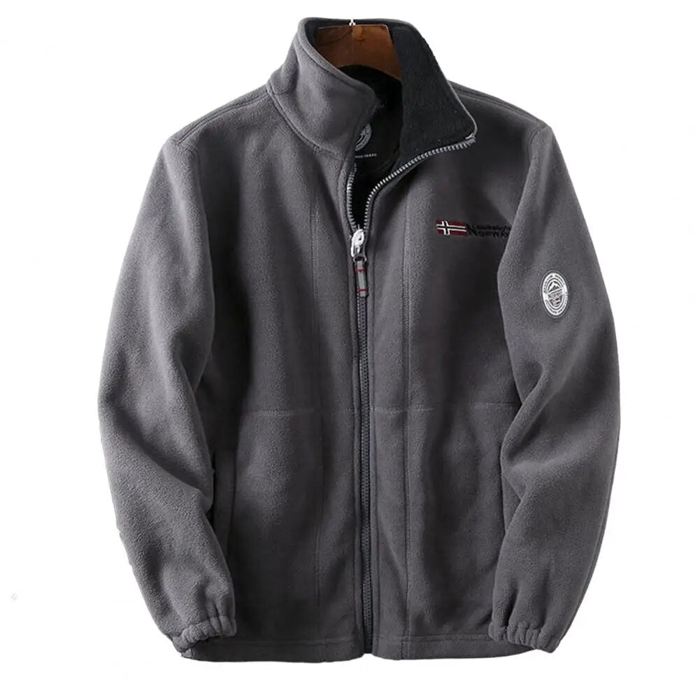 Warme Fleecejacke Winter Damonisch - IdealeKleiden
