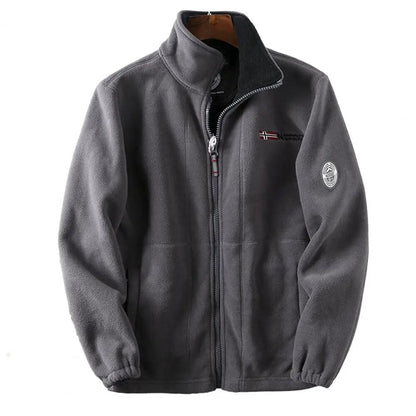 Warme Fleecejacke Winter Damonisch - IdealeKleiden