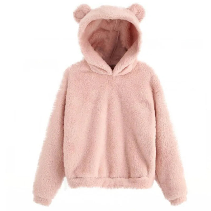 Stylish Bear Hoodie for Women